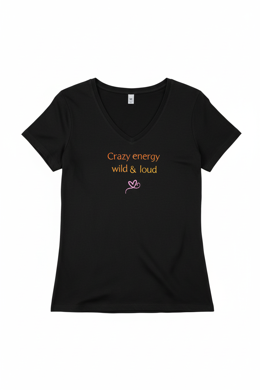 Crazy energy shirt witte achtergrond