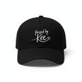 Zwarte cap met Pressed by Kee logo